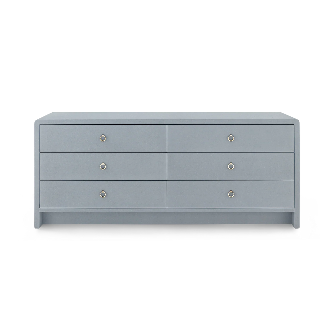 Bryant Linen Extra Wide Large 6-Drawer
