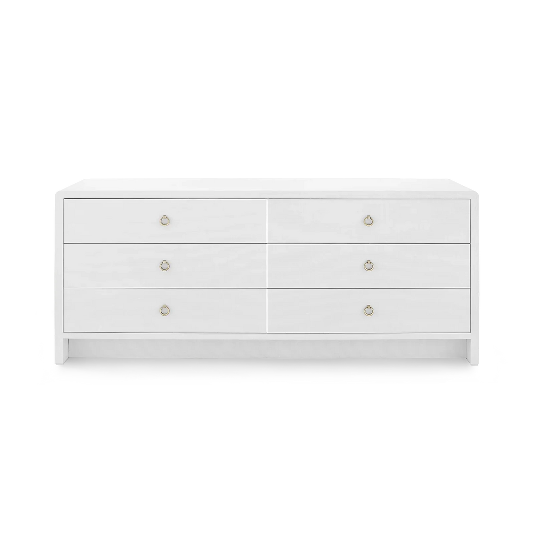 Bryant Linen Extra Wide Large 6-Drawer