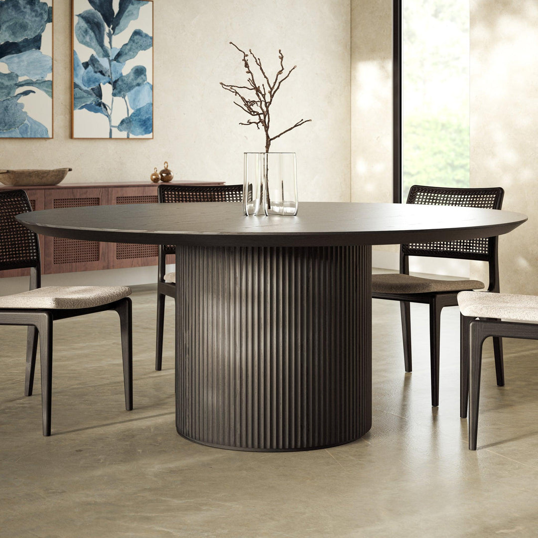 Modern Brazilian - Atenas - Round Dining Table - AmericanHomeFurniture