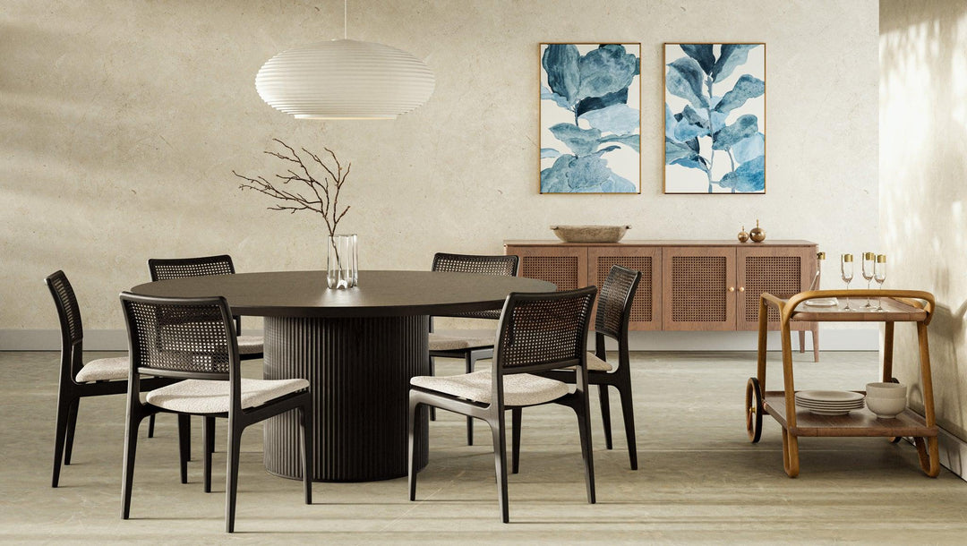 Modern Brazilian - Atenas - Round Dining Table - AmericanHomeFurniture