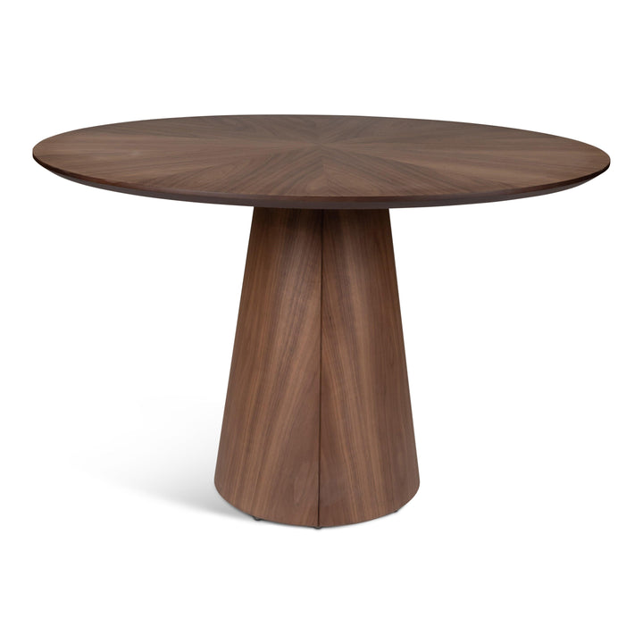 Modern Brazilian - Mona - Wooden Top Round Dining Table - AmericanHomeFurniture