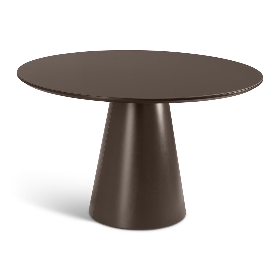 Mona Round Glass Top Dining Table — silo_1