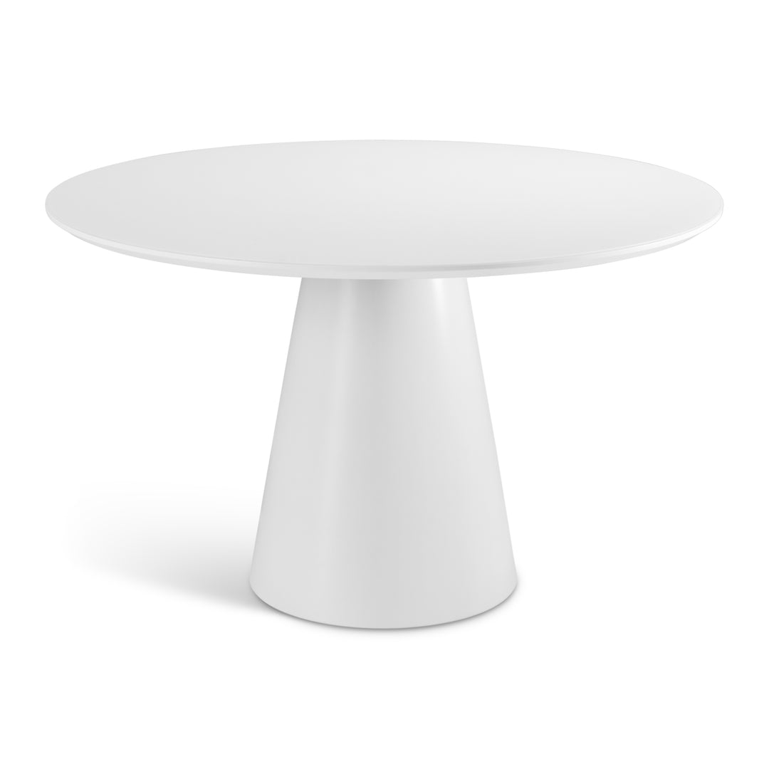 Mona Round Glass Top Dining Table — silo_1