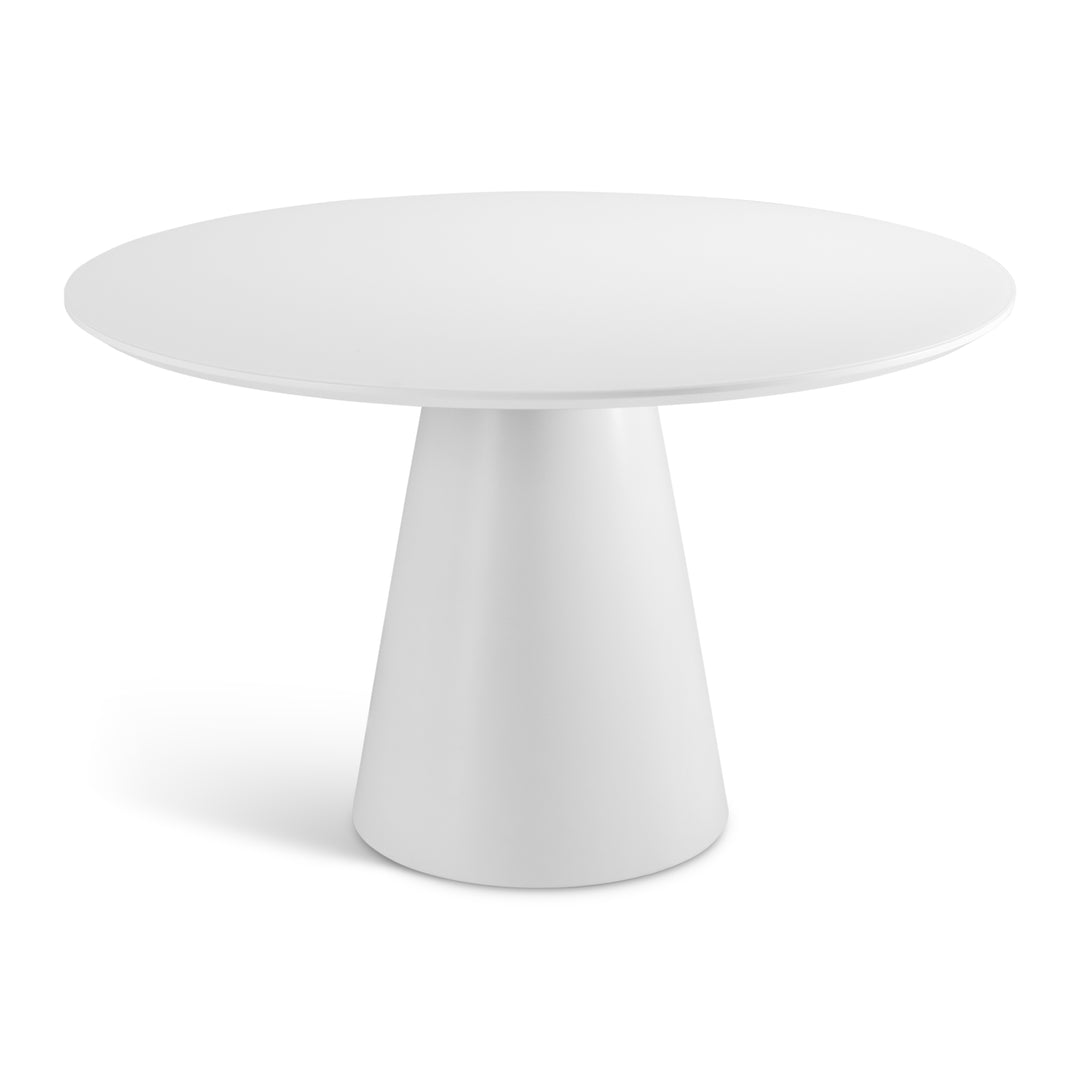 Mona Round Glass Top Dining Table — silo_4