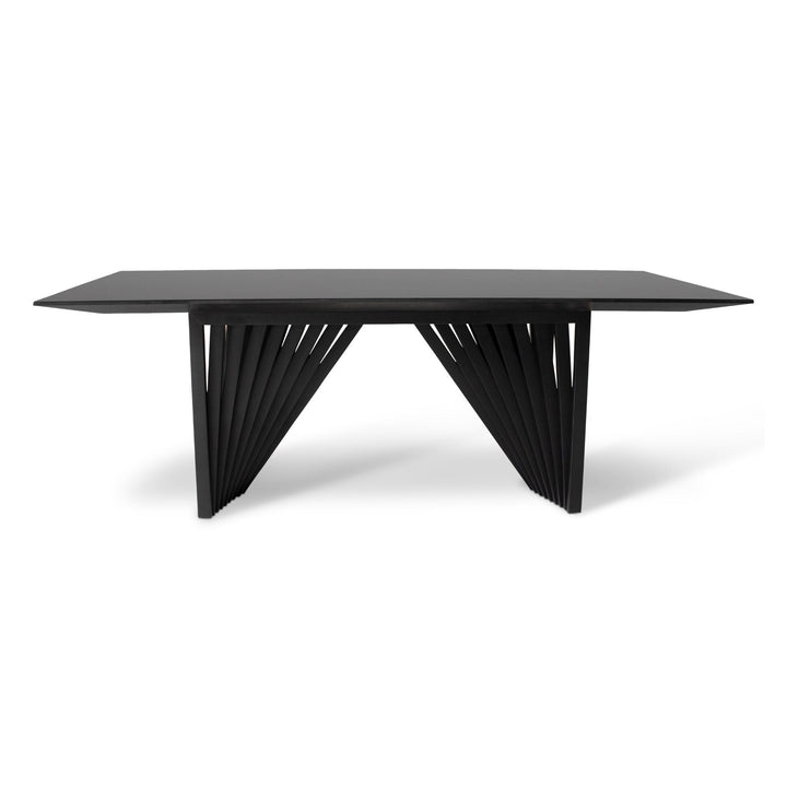Modern Brazilian - Laguna - Glass Top Dining Table - AmericanHomeFurniture