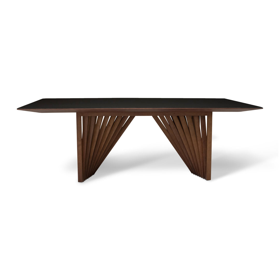 Modern Brazilian - Laguna - Glass Top Dining Table - AmericanHomeFurniture
