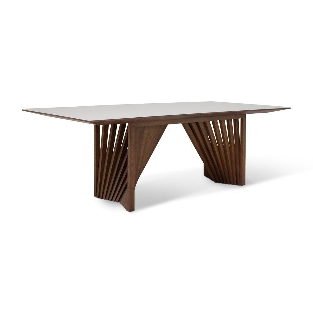 Modern Brazilian - Laguna - Glass Top Dining Table - AmericanHomeFurniture