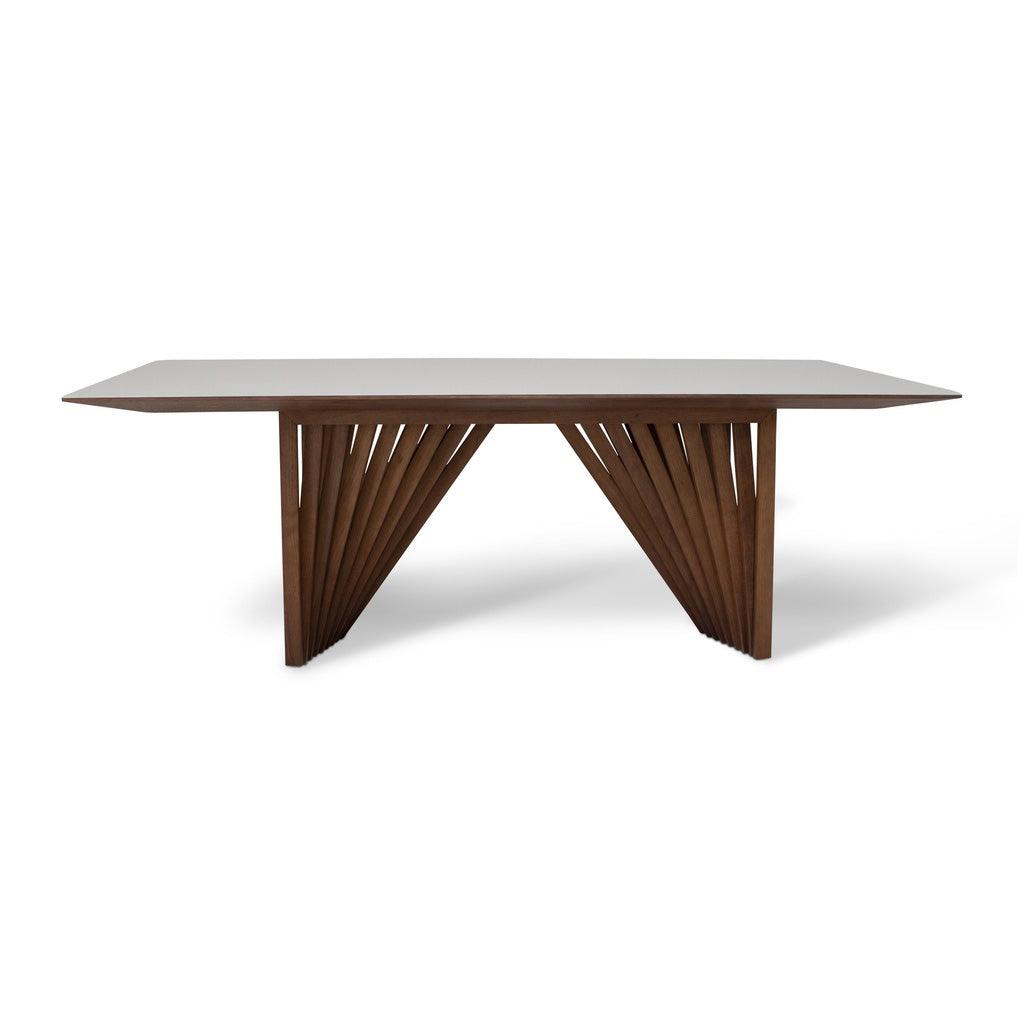 Modern Brazilian - Laguna - Glass Top Dining Table - AmericanHomeFurniture