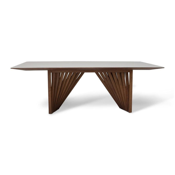 Modern Brazilian - Laguna - Glass Top Dining Table - AmericanHomeFurniture