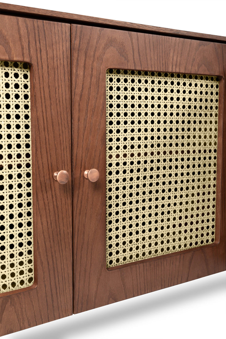 Modern Brazilian - Missione - Cane Buffet - AmericanHomeFurniture