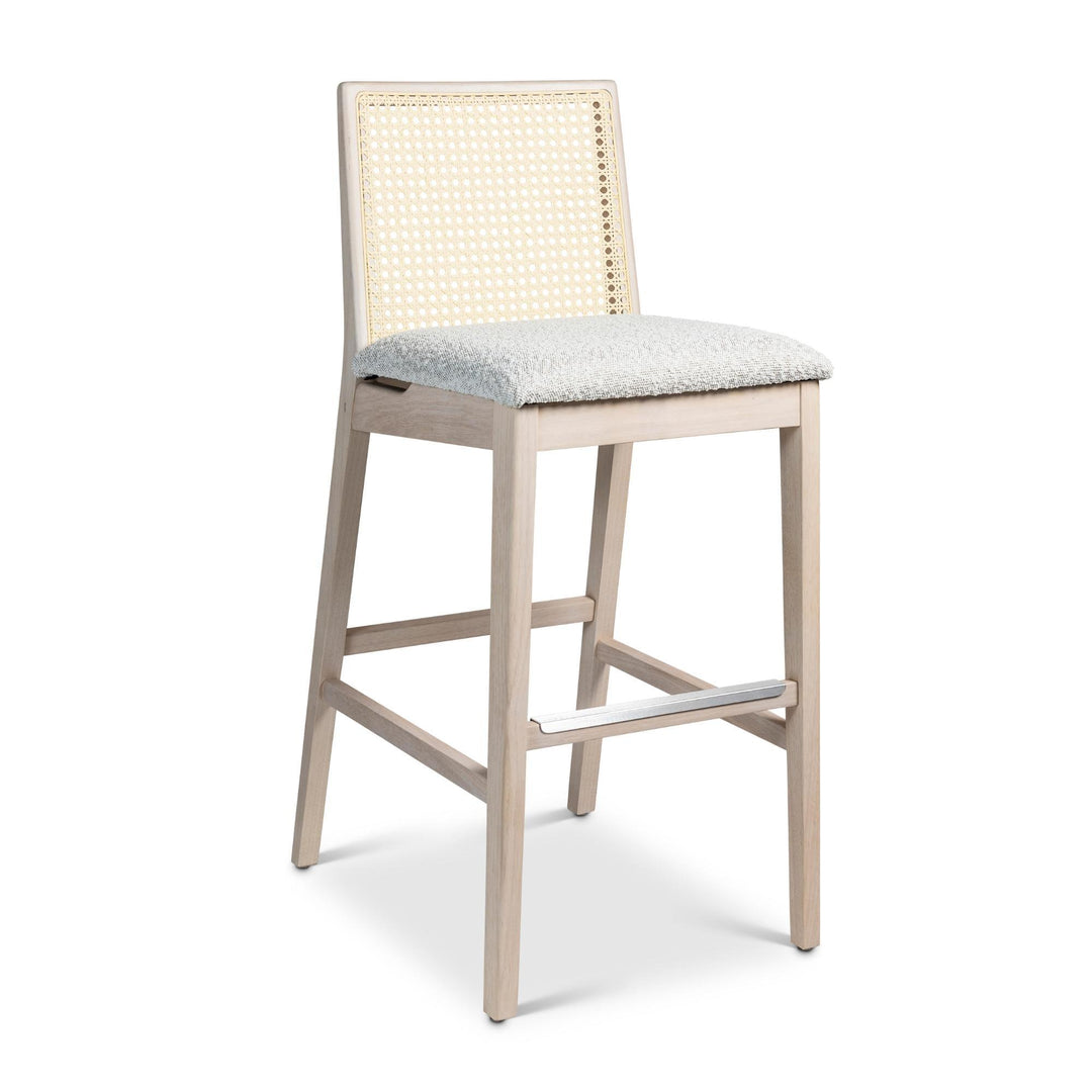 Modern Brazilian - Nardia - Cane Bar Stool - AmericanHomeFurniture