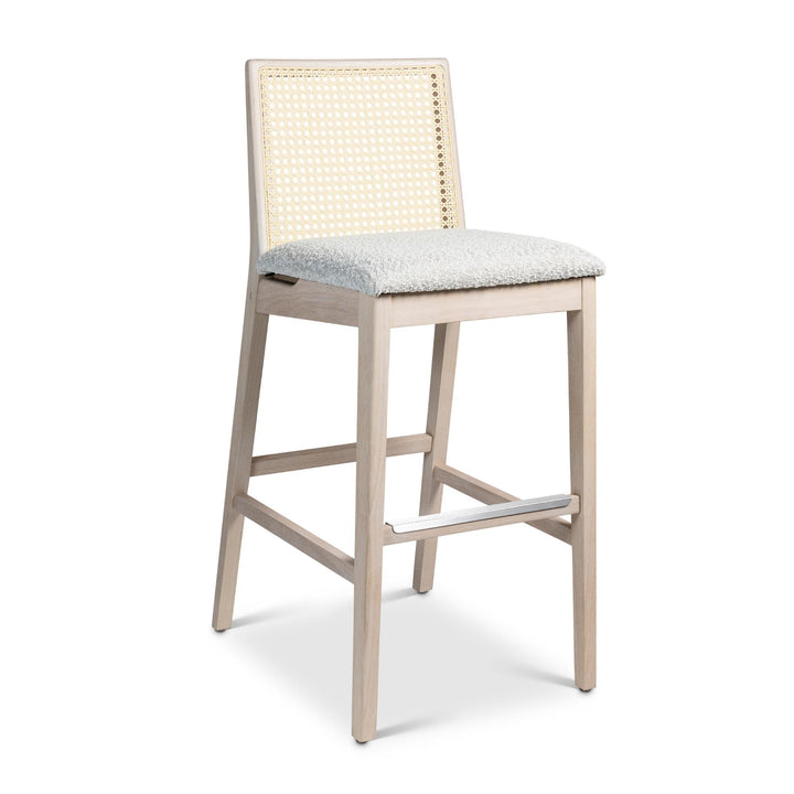 Modern Brazilian - Nardia - Cane Bar Stool - AmericanHomeFurniture