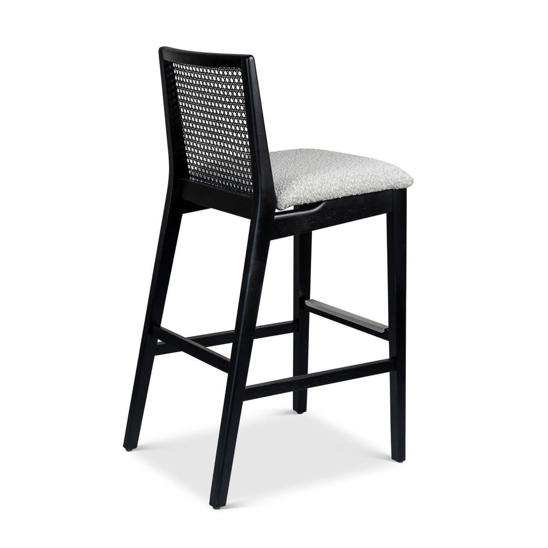 Modern Brazilian - Nardia - Cane Bar Stool - AmericanHomeFurniture