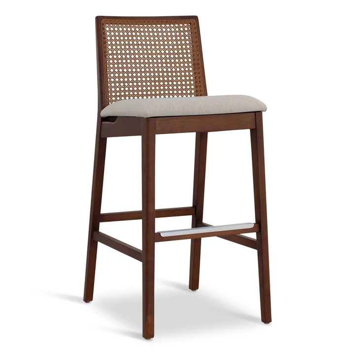 Modern Brazilian - Nardia - Cane Bar Stool - AmericanHomeFurniture