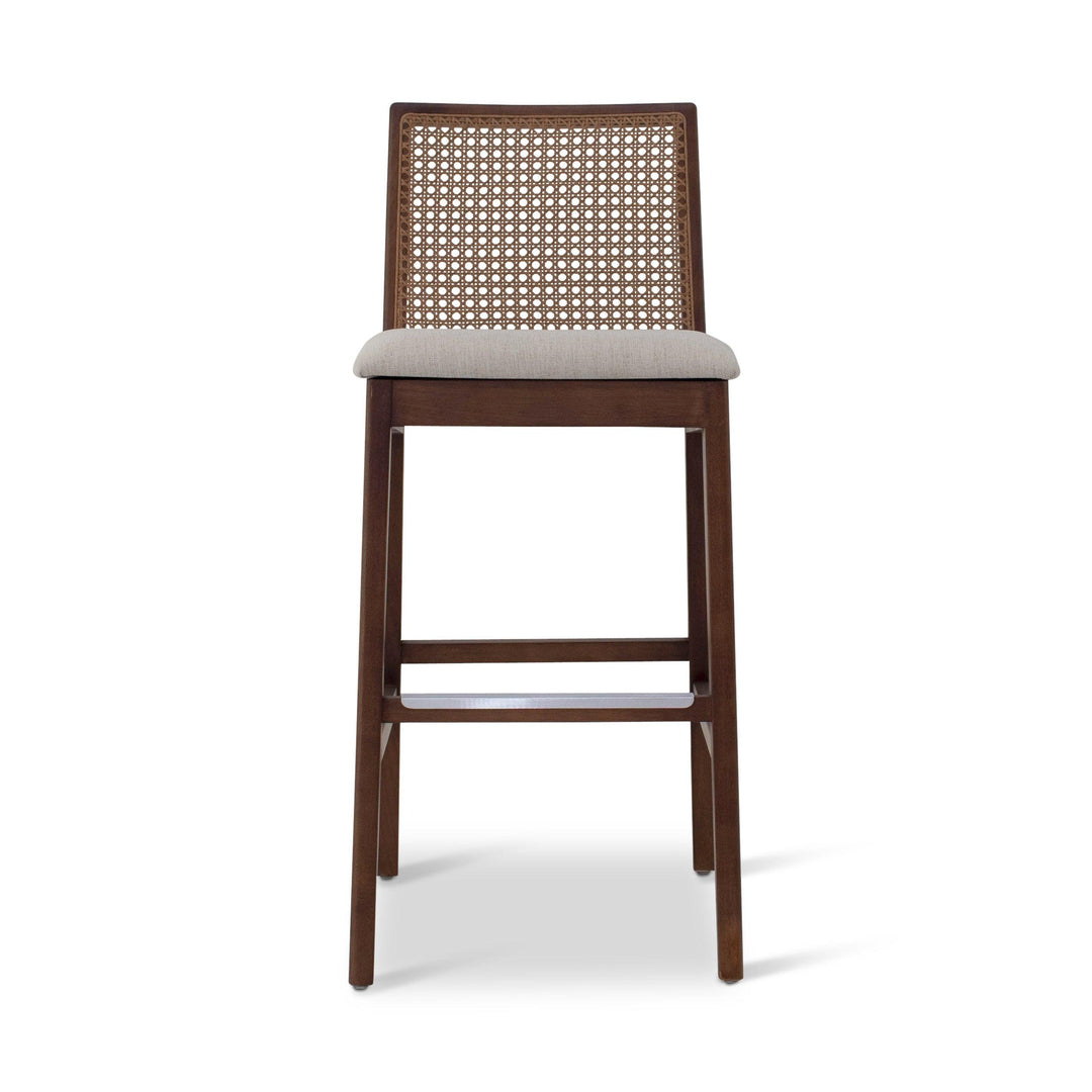 Modern Brazilian - Nardia - Cane Bar Stool - AmericanHomeFurniture