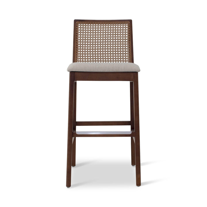 Modern Brazilian - Nardia - Cane Bar Stool - AmericanHomeFurniture