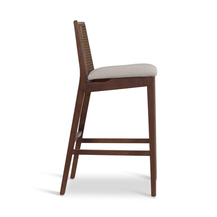 Modern Brazilian - Nardia - Cane Bar Stool - AmericanHomeFurniture