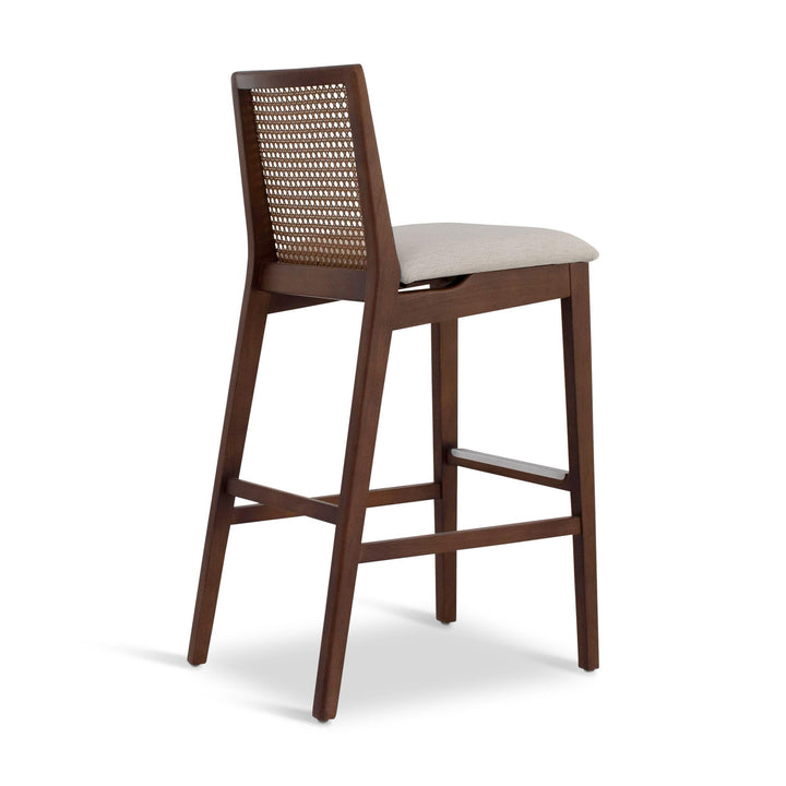 Modern Brazilian - Nardia - Cane Bar Stool - AmericanHomeFurniture