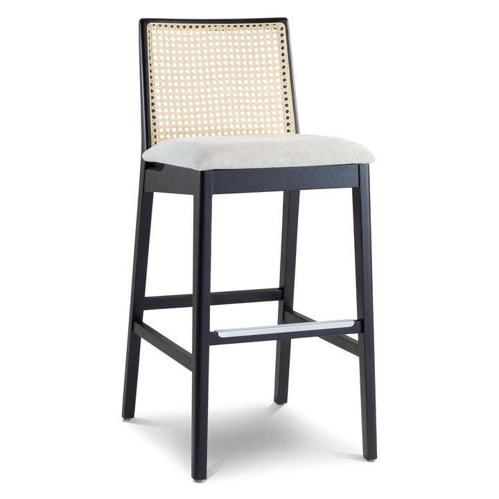 Nardia Cane Counter Stool - Ebano · Harvest Natural · Bar Height