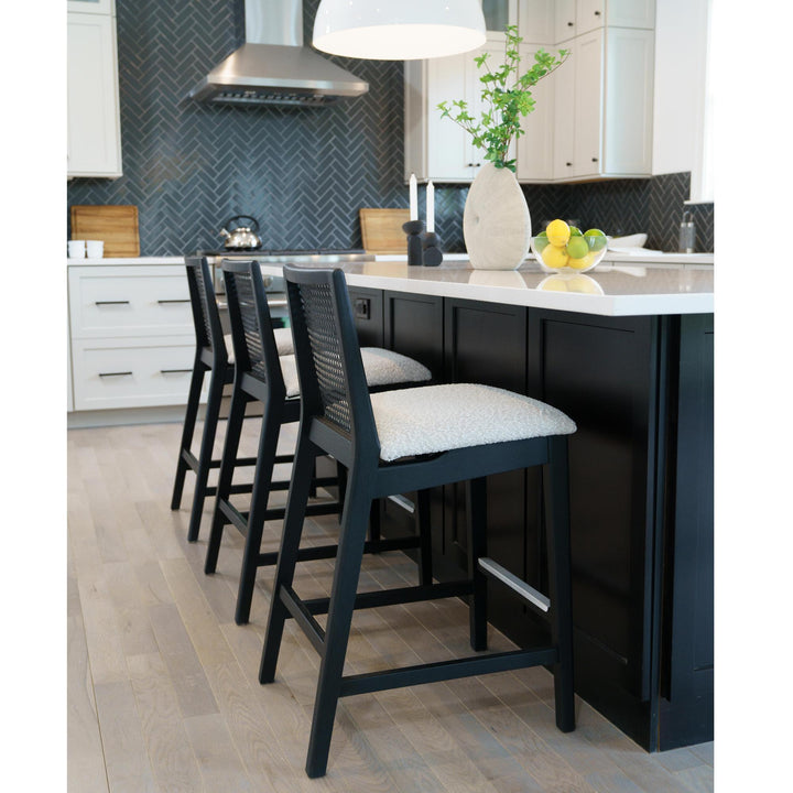Modern Brazilian - Nardia - Cane Counter Stool - AmericanHomeFurniture