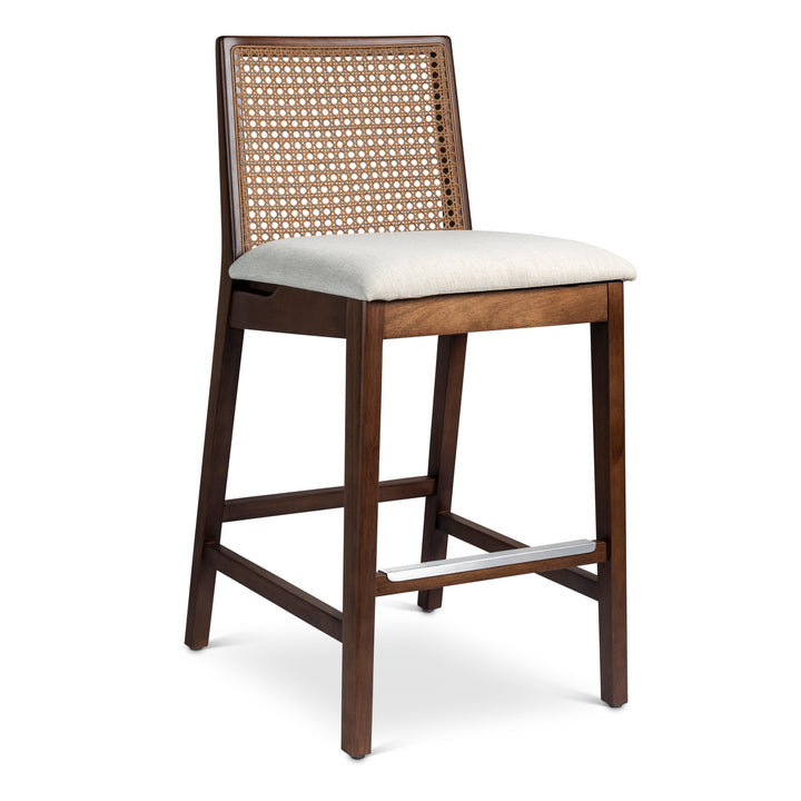 Modern Brazilian - Nardia - Cane Counter Stool - AmericanHomeFurniture