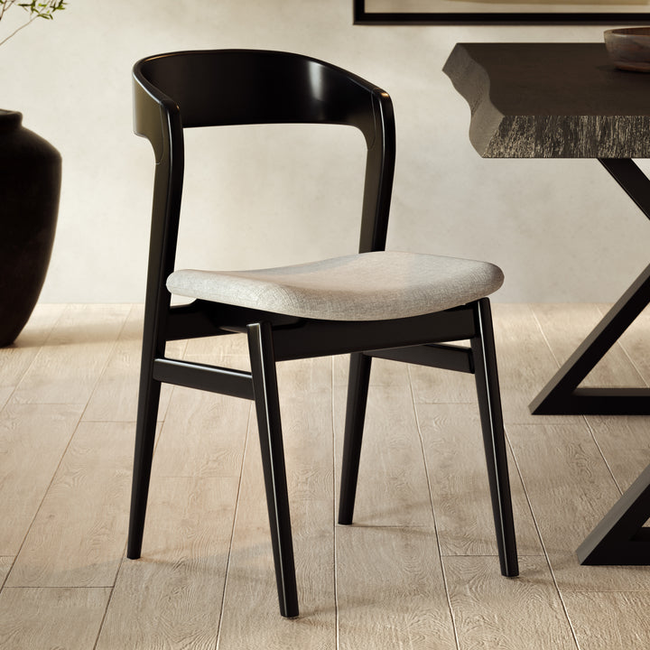 Velma Dining Chair - Esscence Grey,Ebano