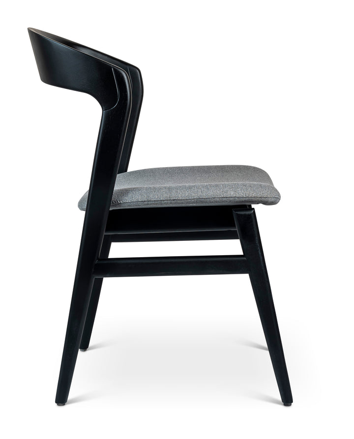 Velma Dining Chair - Esscence Grey,Ebano