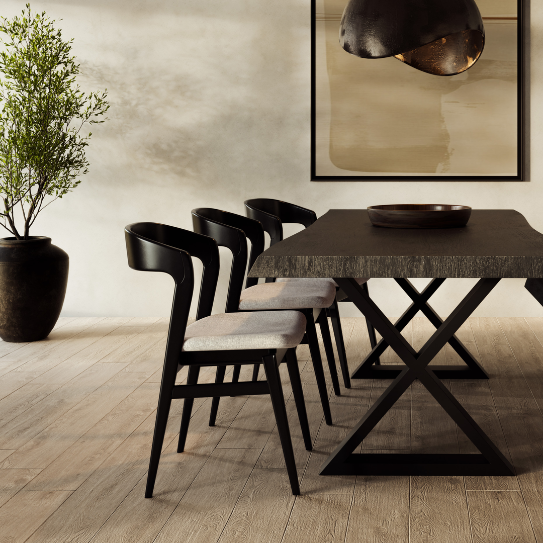 Velma Dining Chair - Esscence Grey,Ebano lifestyle