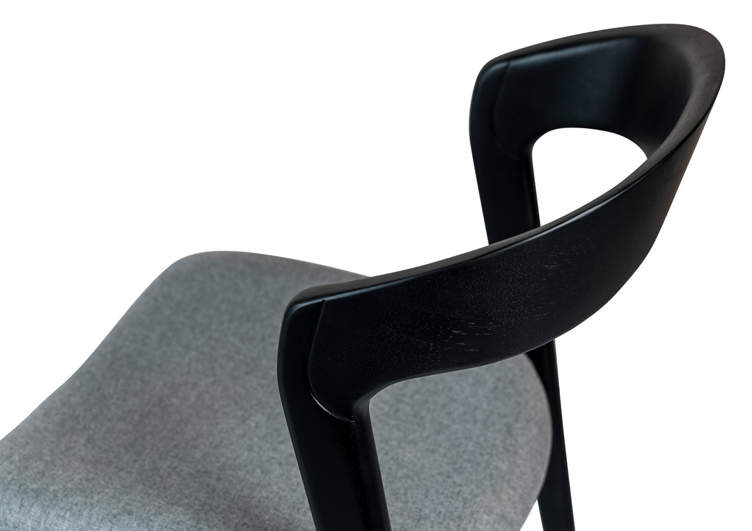 Velma Dining Chair - Esscence Grey,Ebano