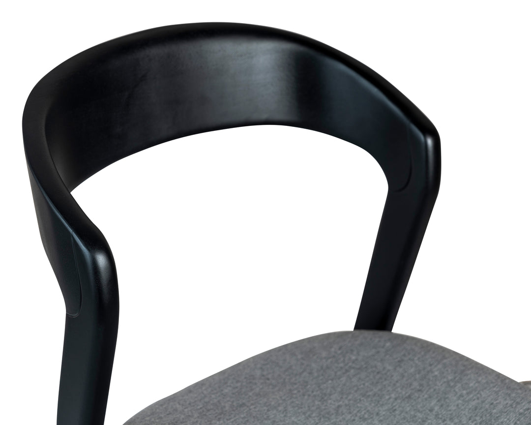 Velma Dining Chair - Esscence Grey,Ebano