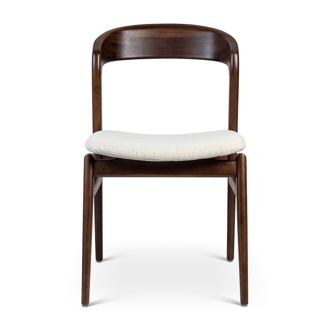 Velma Dining Chair - Medley Ivory,Nogal