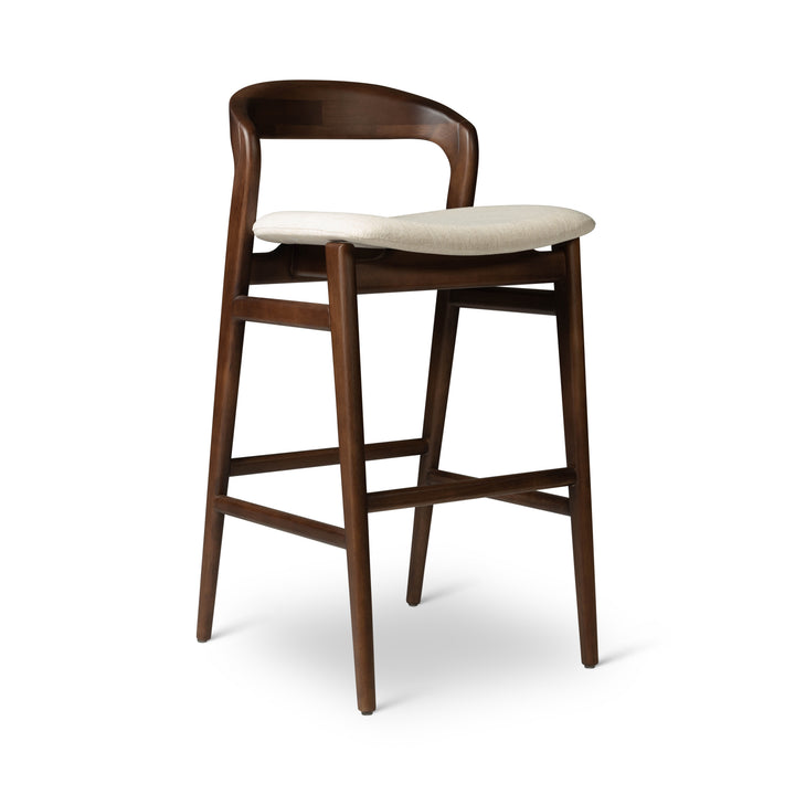 Velma Counter Stool - Medley Ivory,Nogal