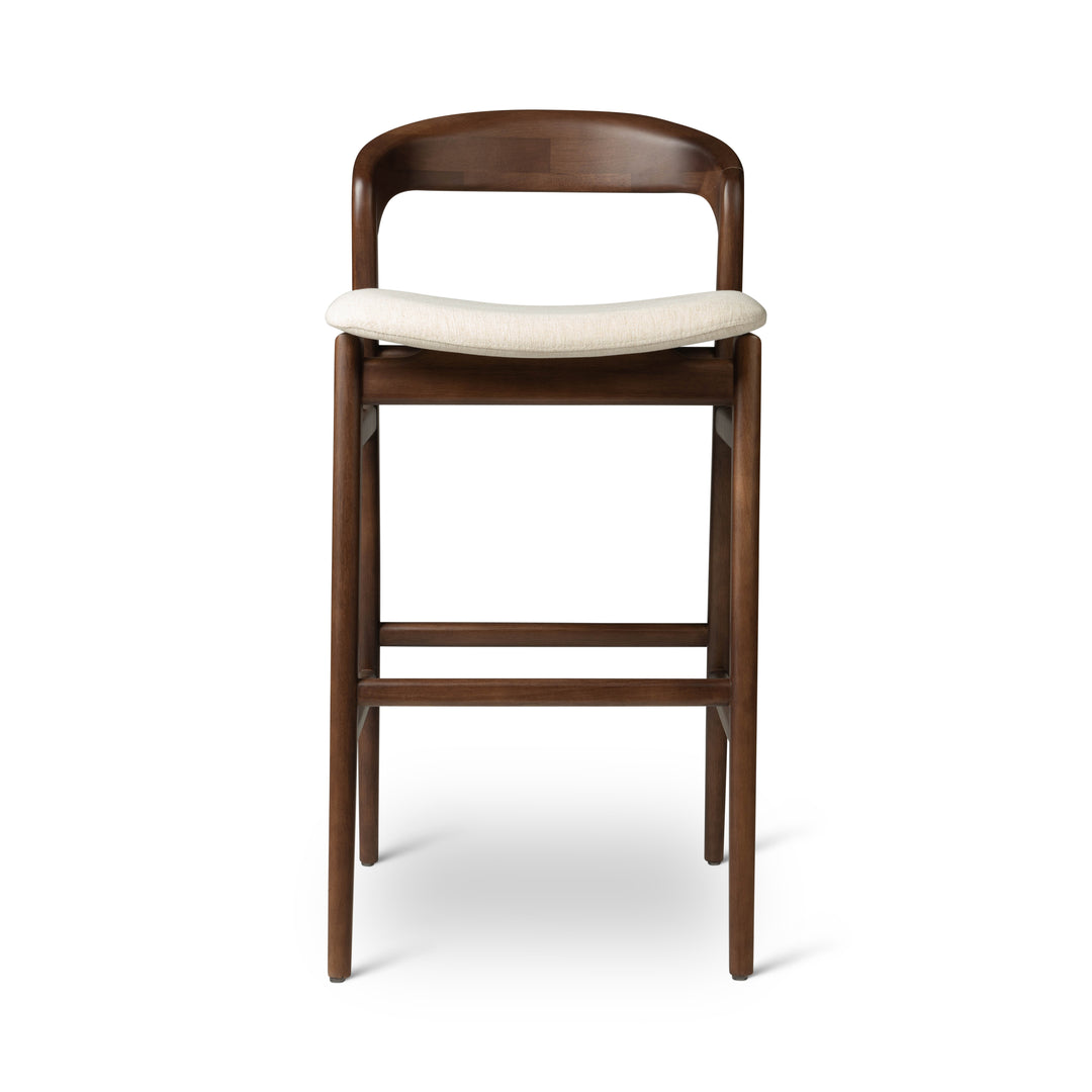 Velma Counter Stool - Medley Ivory,Nogal