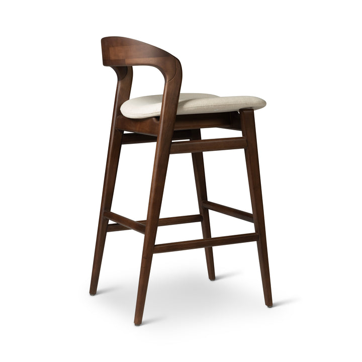 Velma Counter Stool - Medley Ivory,Nogal