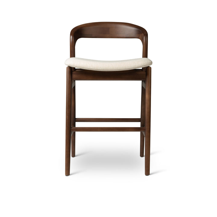 Velma Counter Stool - Medley Ivory,Nogal