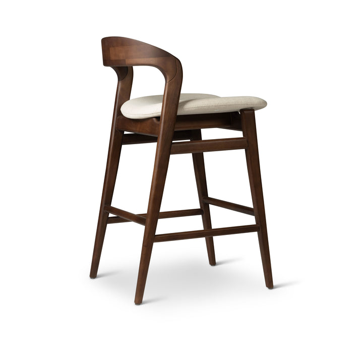Velma Counter Stool - Medley Ivory,Nogal