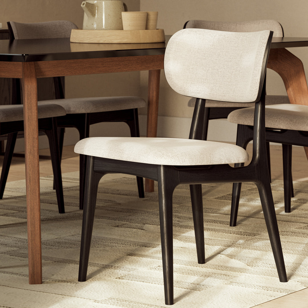 Claudia Dining Chair - Harvest Jute,Ebano