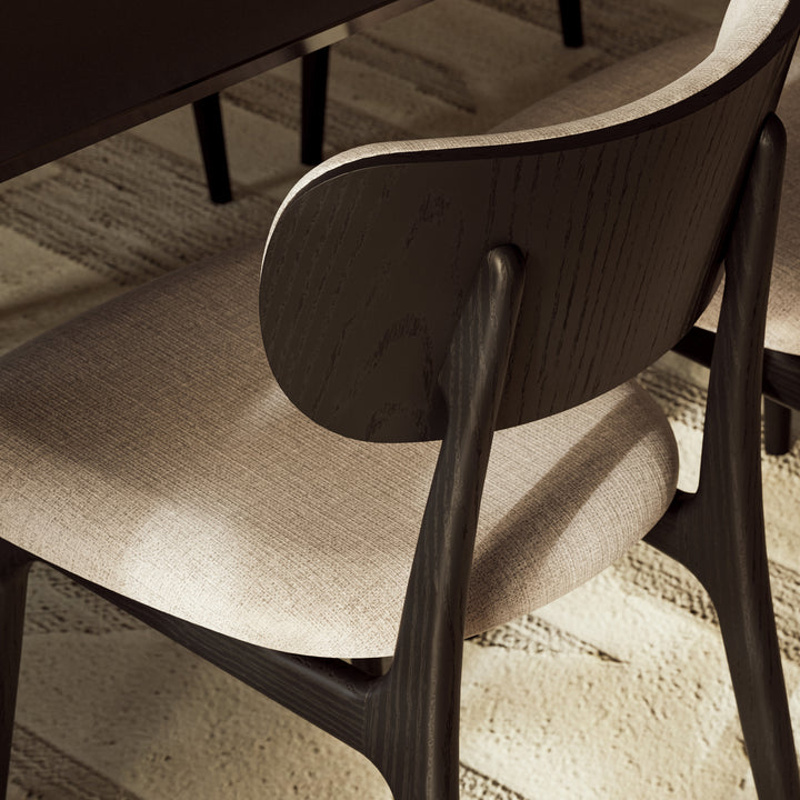 Claudia Dining Chair - Harvest Jute,Ebano lifestyle