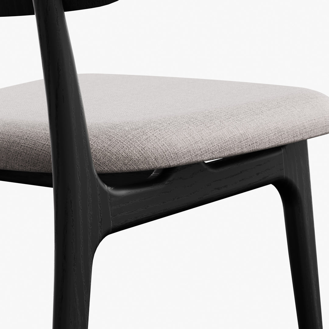 Claudia Dining Chair - Harvest Jute,Ebano