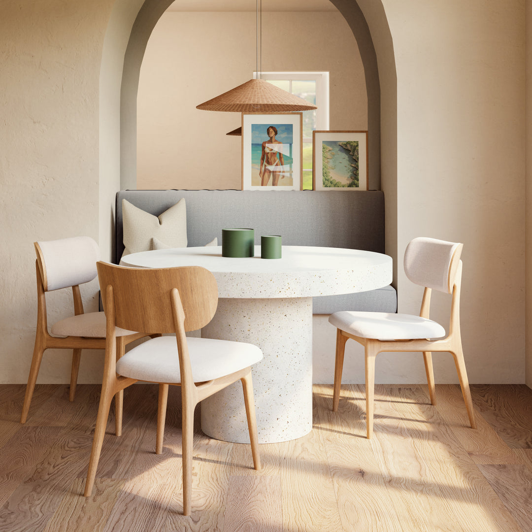 Claudia Dining Chair - Harvest Natural,Damasco