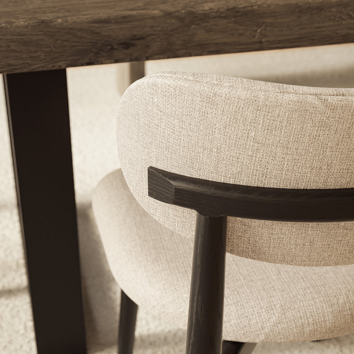 Lucia Dining Chair - Harvest Jute,Ebano lifestyle