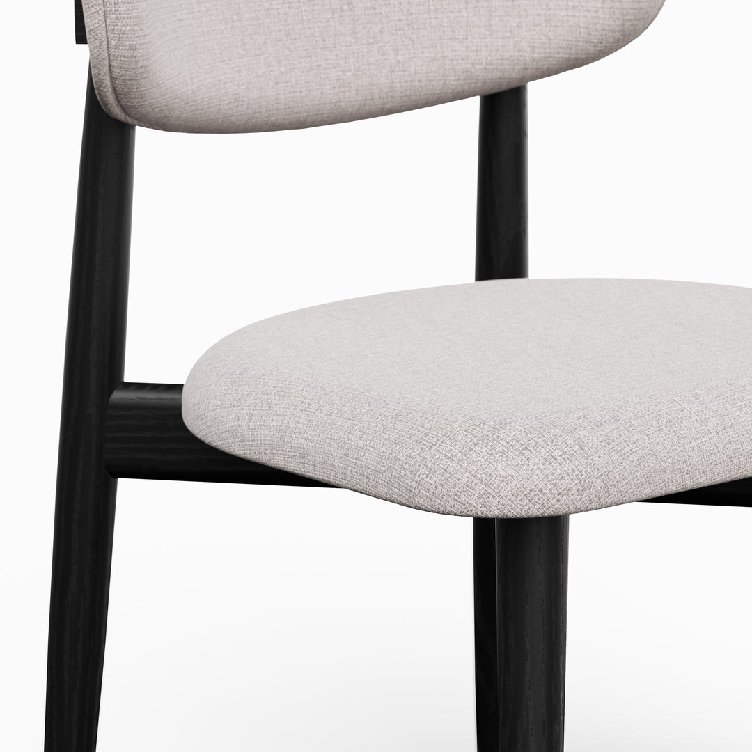 Lucia Dining Chair - Harvest Jute,Ebano