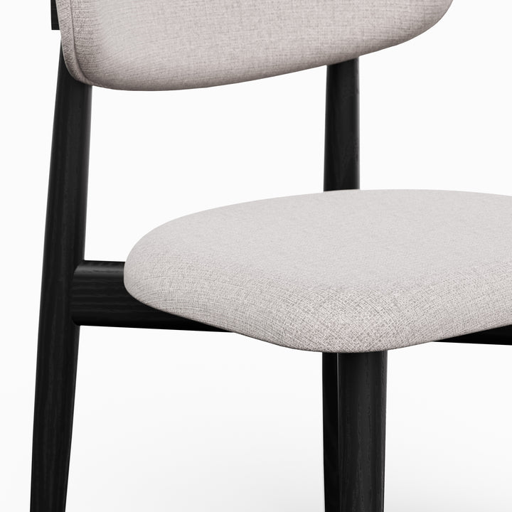 Lucia Dining Chair - Harvest Jute,Ebano
