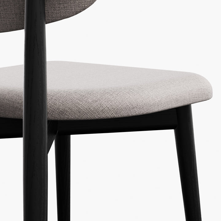 Lucia Dining Chair - Harvest Jute,Ebano