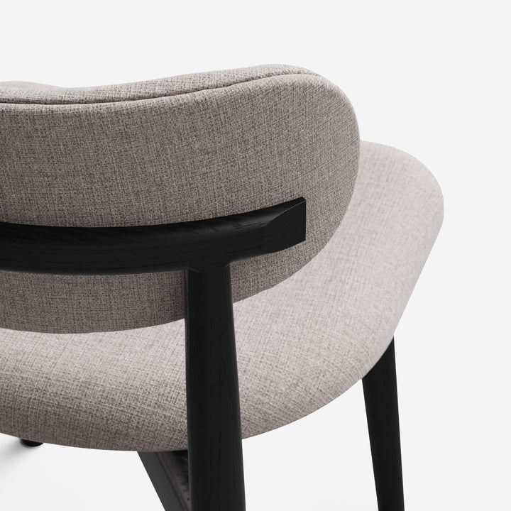 Lucia Dining Chair - Harvest Jute,Ebano