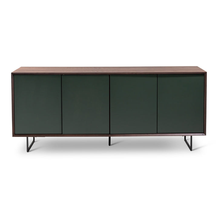 Quadrum Lacquered Buffet - Nogal, Floresta Green