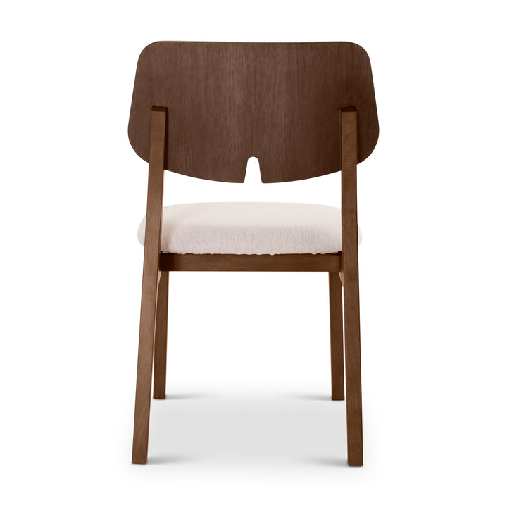 Beth Dining Chair - Medley Ivory,Nogal