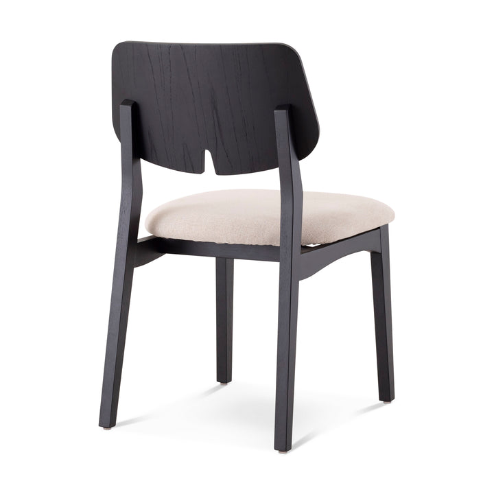 Beth Dining Chair - Medley Ivory,Ebano