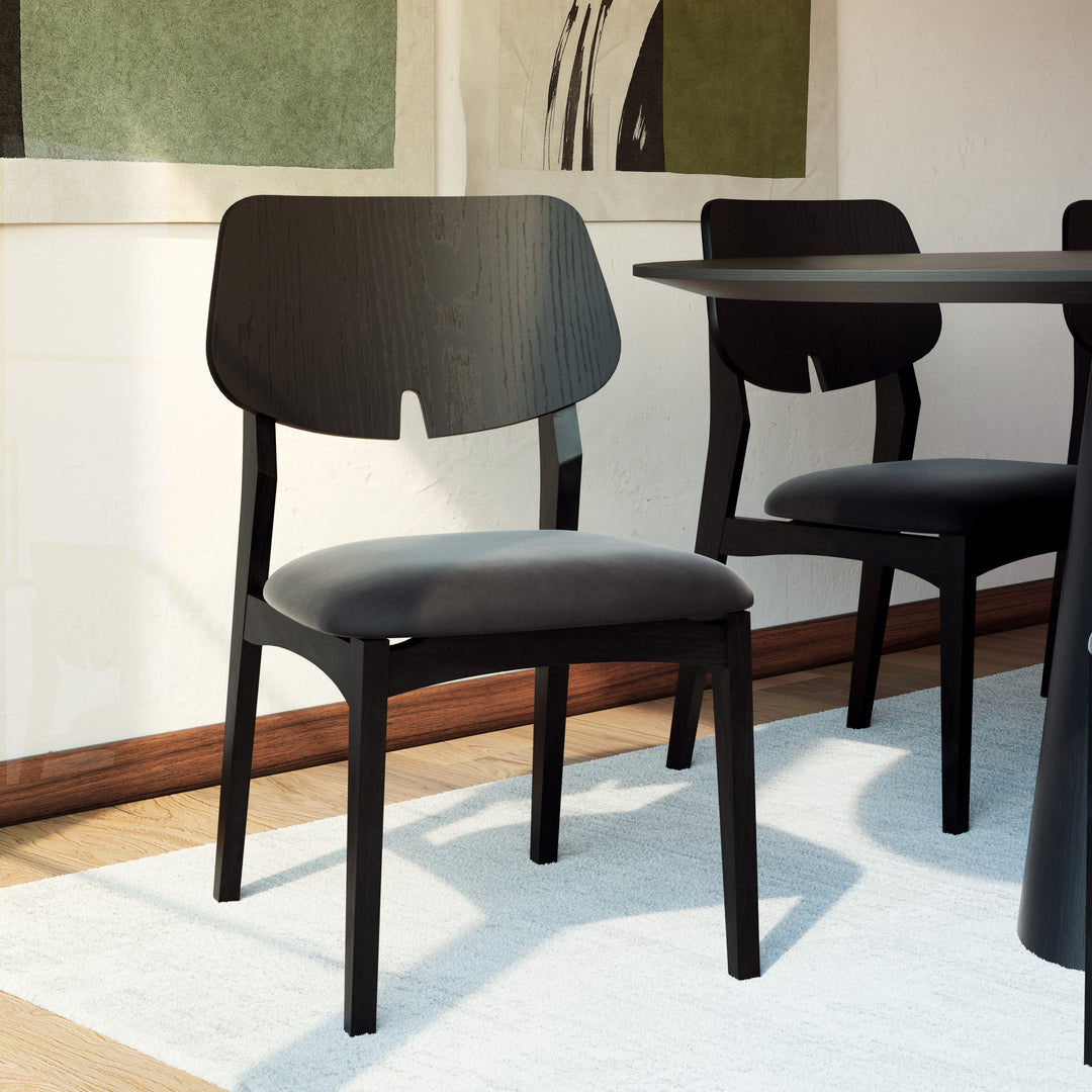 Beth Dining Chair - Shimmy Black,Ebano lifestyle