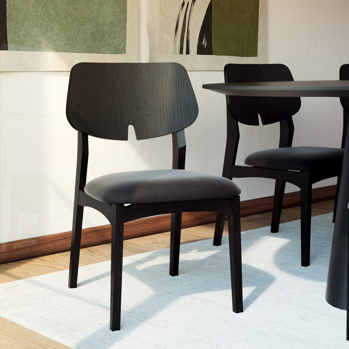 Beth Dining Chair - Shimmy Black,Ebano lifestyle